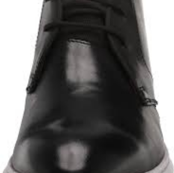 Clarks Men's Dennet Chukka Boot, 8 US, Black Leather, Never Worn - Picture 6 of 6